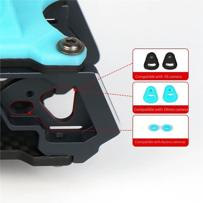 Kit de Marco X de Fibra de Car - Drone Kit Fpv reseña y precio