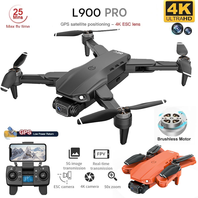 L900 Pro GPS Drone 4K profesio - Drone Kit Professional reseña y precio